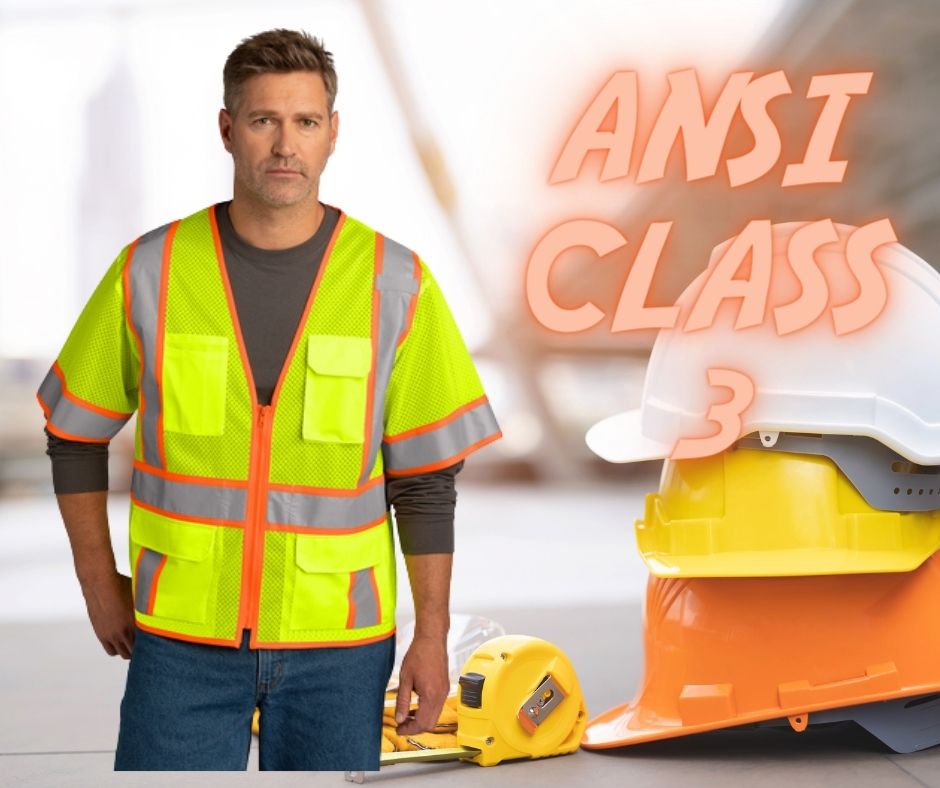 ANSI Safety Yellow Vest Class 3